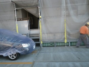 本日より仮設工事！！